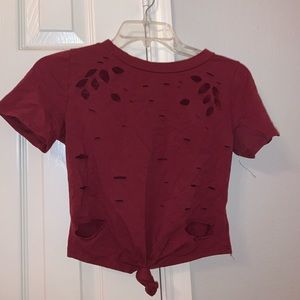 red crop top 💋